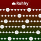 Christmas tree garland - pearls 5m Ruhhy 22499-1