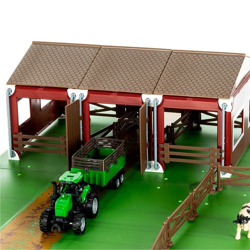 Farm with animals + 2 farm cars 22404-3