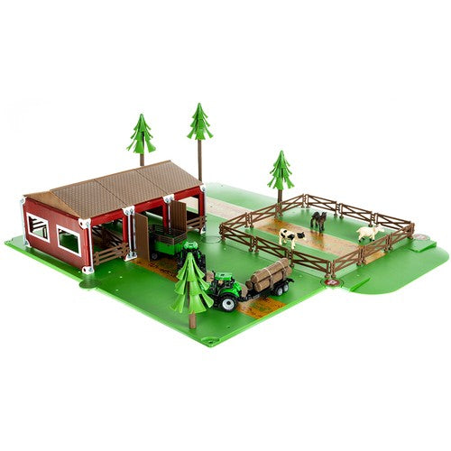 Farm with animals + 2 farm cars 22404-5