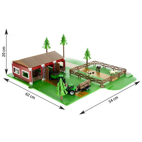 Farm with animals + 2 farm cars 22404-2