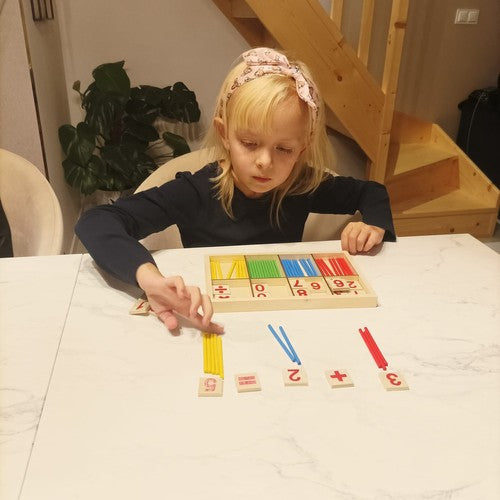 Wooden sticks for learning counting 22447-5