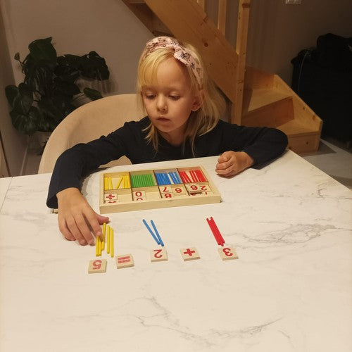 Wooden sticks for learning counting 22447-7