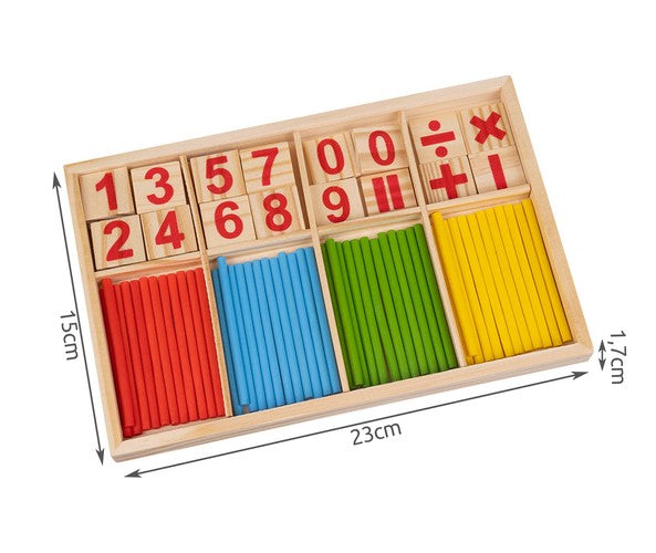 Wooden sticks for learning counting 22447-2