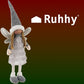 Fairy - gray Christmas figurine Ruhhy 22343-4