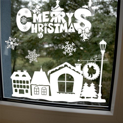 Christmas window stickers Ruhhy 22305-7