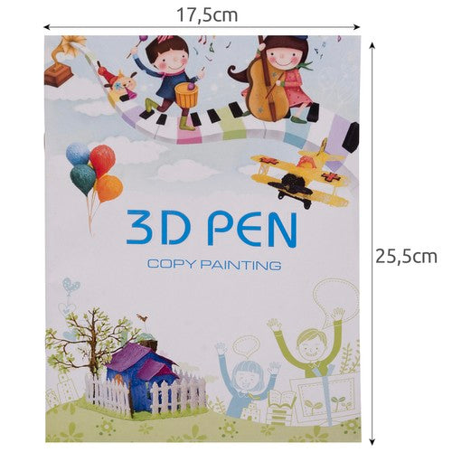 A book with templates for the Maaleo 22734 3D pen-2