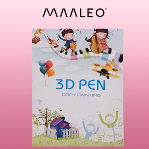 A book with templates for the Maaleo 22734 3D pen-1