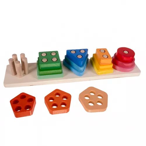 Wooden puzzle sorter Kruzzel 22492-3