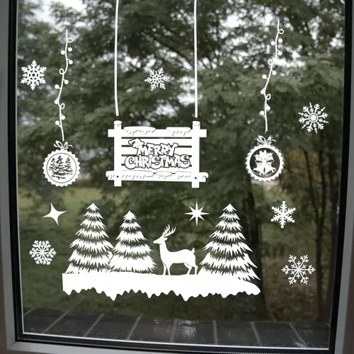 Christmas window stickers Ruhhy 22253-6