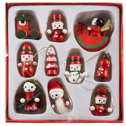 Christmas baubles/tree pendants 10 pcs. Ruhhy 22943 Ruhhy 5900779948396