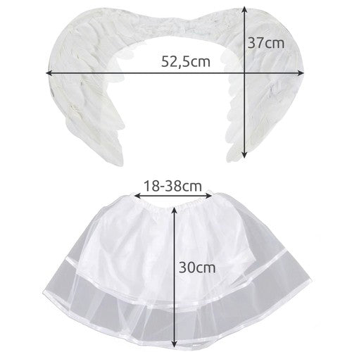 Kruzzel 22560 angel costume-2