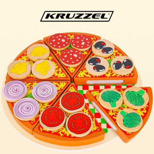 Wooden pizza - set 22471-1