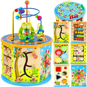 Wooden educational cube 22429 Kruzzel 5900779945784