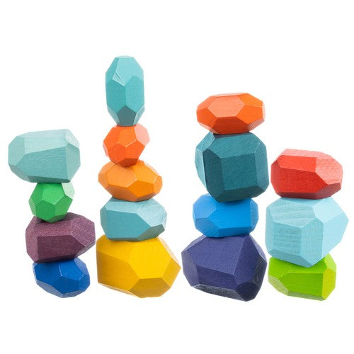 Stones/wooden blocks - 16 pcs. 22475-5