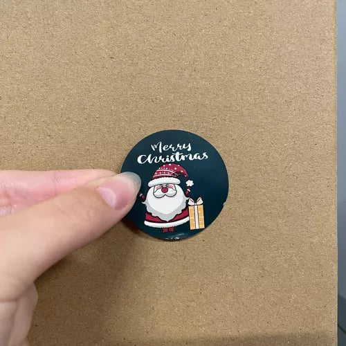 Christmas stickers - roll of 500 pcs. Ruhhy 22328-3