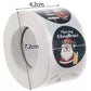 Christmas stickers - roll of 500 pcs. Ruhhy 22328-6