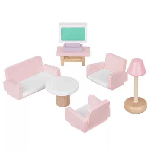 Wooden furniture set for dolls 22609-2