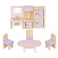 Wooden furniture set for dolls 22609-4