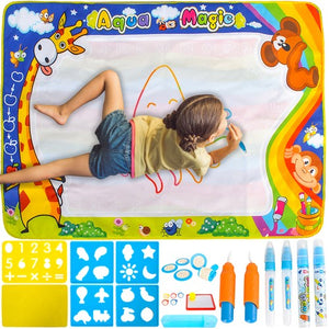 Water drawing mat XXL100x80 cm set 22443 Kruzzel 5900779945890