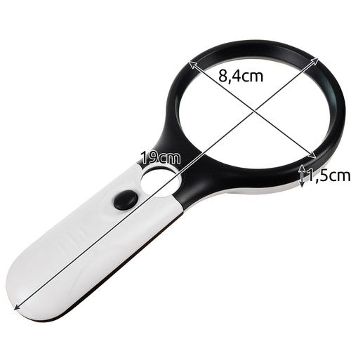 LED illuminated magnifying glass Izoxis 22670-2