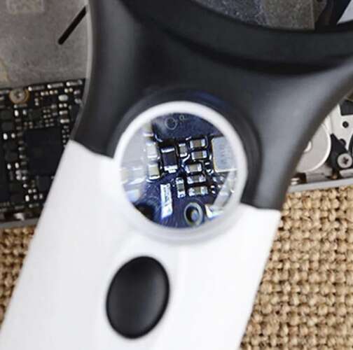 LED illuminated magnifying glass Izoxis 22670-8