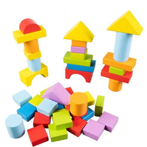 Wooden blocks - 100pcs Kruzzel 22666-4