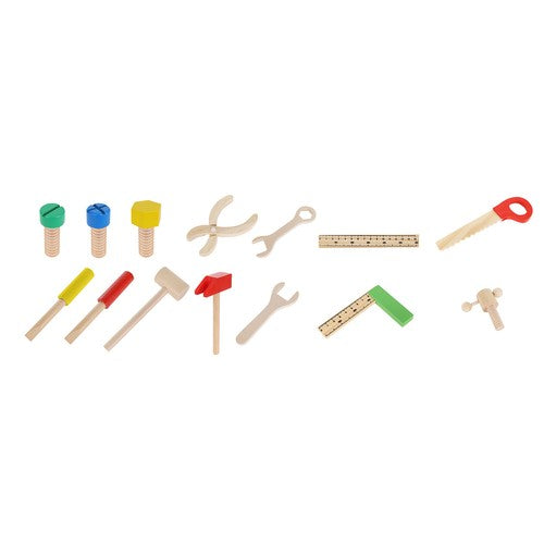 Box + set of wooden tools 22697-6