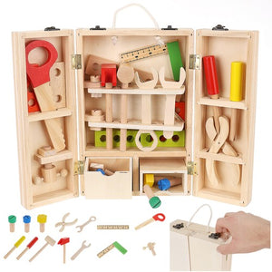 Box + set of wooden tools 22697 Ruhhy 5900779947467