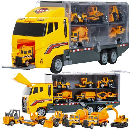 TIR truck set with 6 cars 22481 Kruzzel 5900779946125