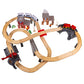 Wooden railway - Kruzzel train 22754-4