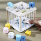 Sorter - wooden sensory cube 22885-8