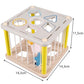 Sorter - wooden sensory cube 22885-2