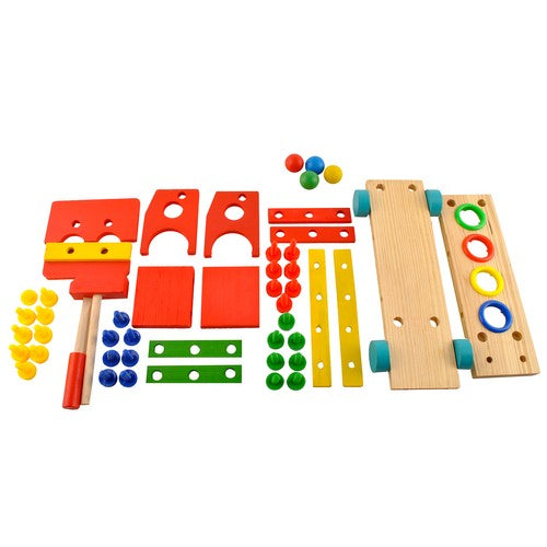 Wooden educational truck 22372-5