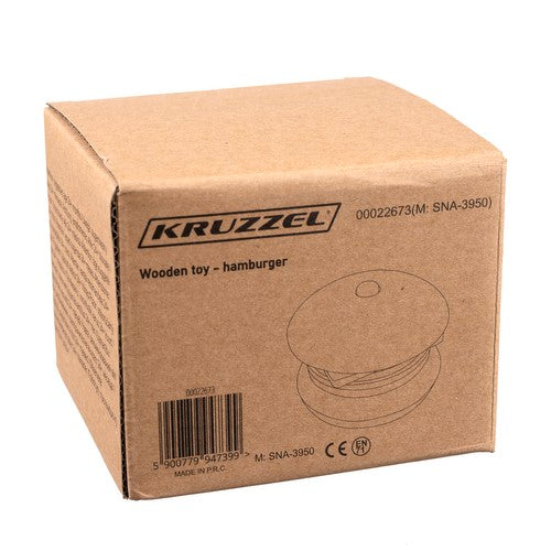 Kruzzel 22673 wooden burger-10