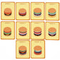 Kruzzel 22673 wooden burger-6