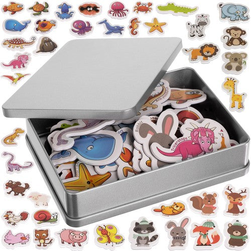 Fridge magnets - animals 40 pcs 22616 Kruzzel 5900779947078