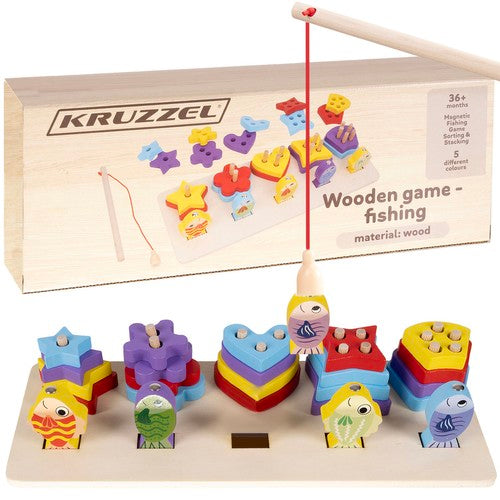 Wooden sorter - fishing Kruzzel 22565 Kruzzel 5900779946712