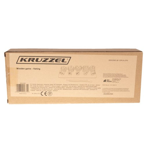 Wooden sorter - fishing Kruzzel 22565-10