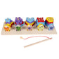 Wooden sorter - fishing Kruzzel 22565-2