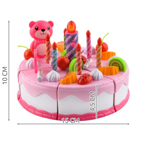 Birthday cake - 80 elements 22437-1