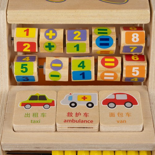 Sorter - wooden car Kruzzel 22652-8