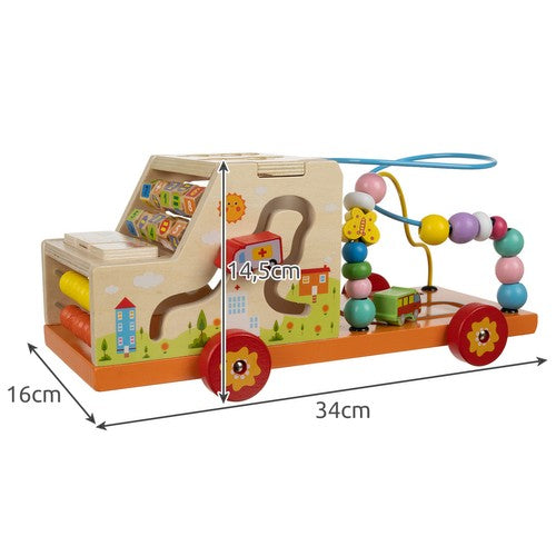 Sorter - wooden car Kruzzel 22652-2