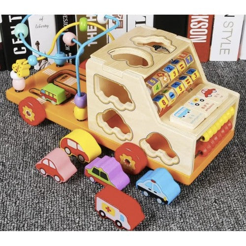 Sorter - wooden car Kruzzel 22652-12