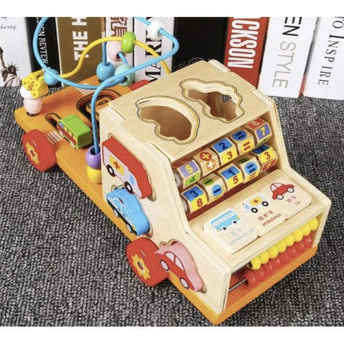 Sorter - wooden car Kruzzel 22652-11