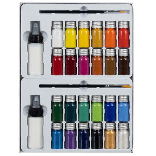 Fabric paints - 24 pcs. 180ml Maaleo 22948-4