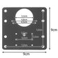 Hinge repair plate 4 pcs. Malatec 23032-1