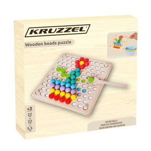 Wooden beads puzzle 22403-1