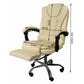 Office chair with footrest - white Malatec 23287-3