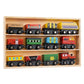 Wooden railway - 12 pieces. Kruzzel 23522-2