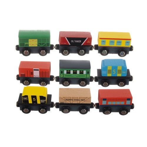 Wooden railway - 12 pieces. Kruzzel 23522-5